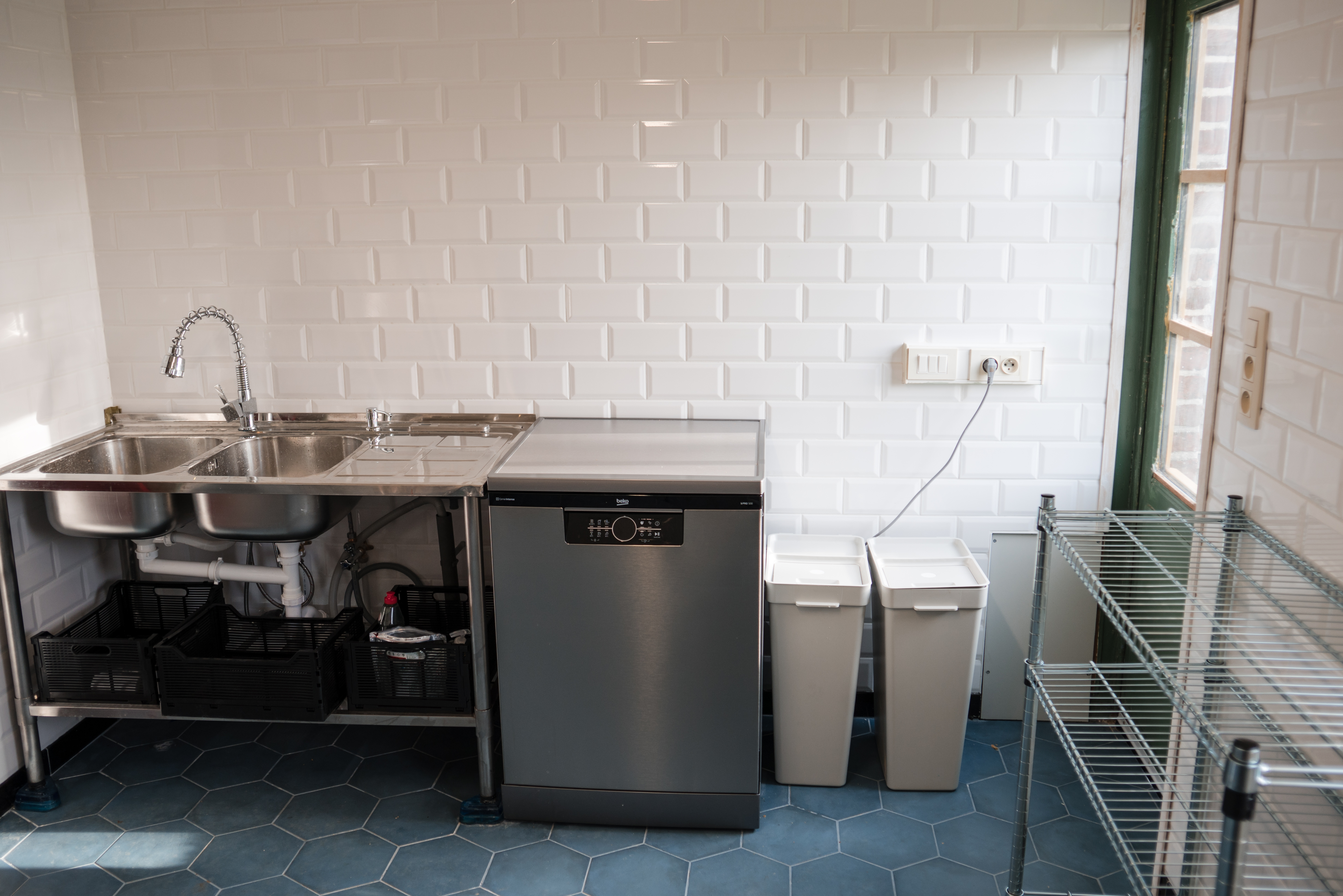 Praktische keukenindeling in vakantiewoning Aventurien