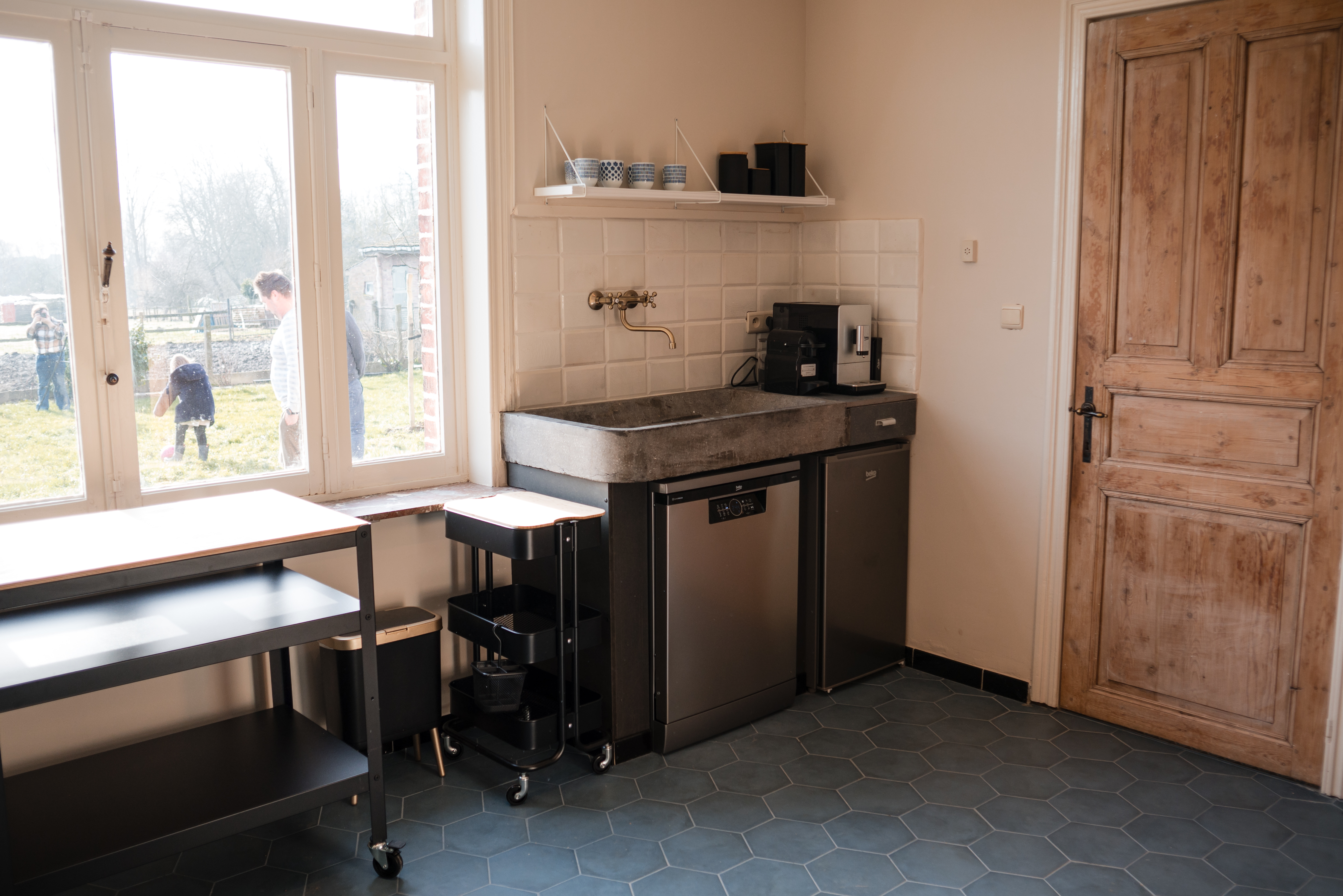 Overzicht van de keuken van vakantiewoning Aventurien